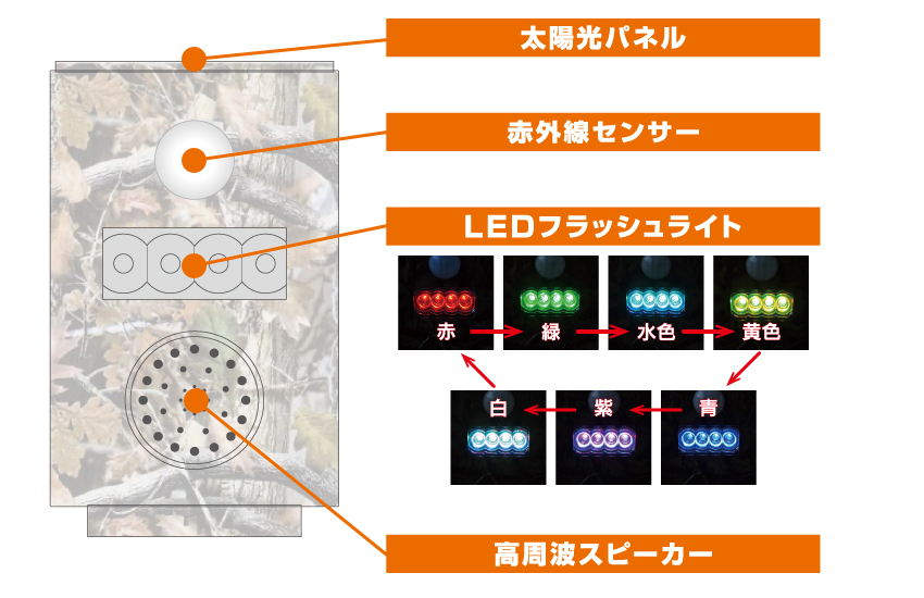 レンジャー5各部名称