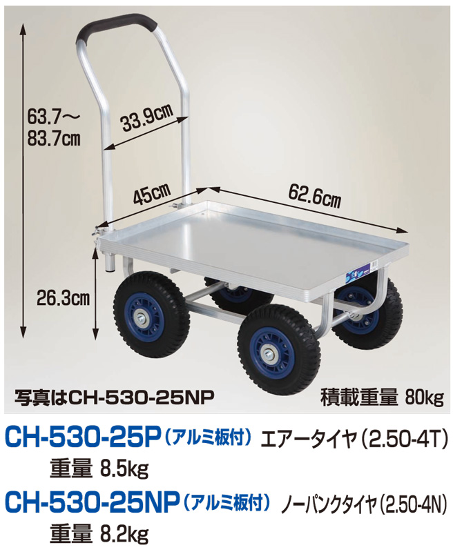 大きいコンテナ１個用アルミ板付