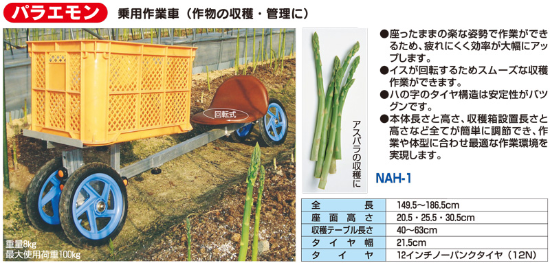 パラエモン 乗用作業車