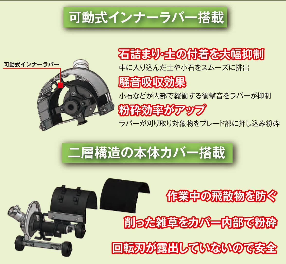 うね草取りまー