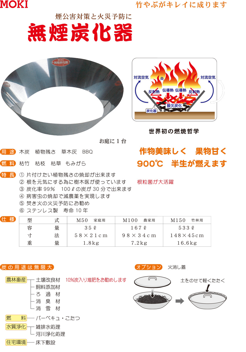 竹炭作り器