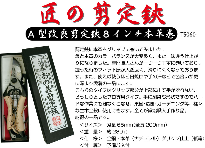 剪定鋏 TS060 日本製